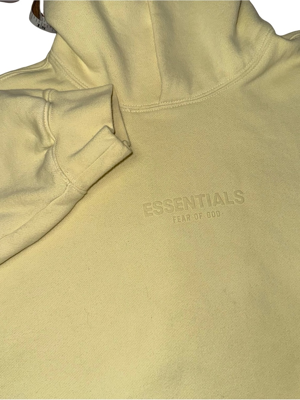 Fear of God ESSENTIALS Men's Hoodie - Pale Yellow RARE